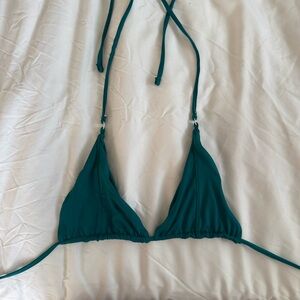 Tie Tri Bikini Top - Deep Lake | TOAST SWIM